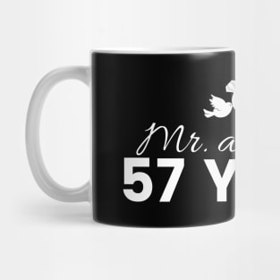 57th Wedding Anniversary Couples Gift Mug